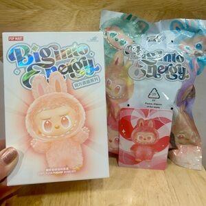 PopMart 100% Authentic Labubu Big Into Energy Series - Love